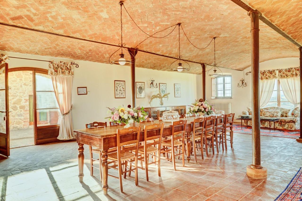 Villa Apparita Pienza Luaran gambar