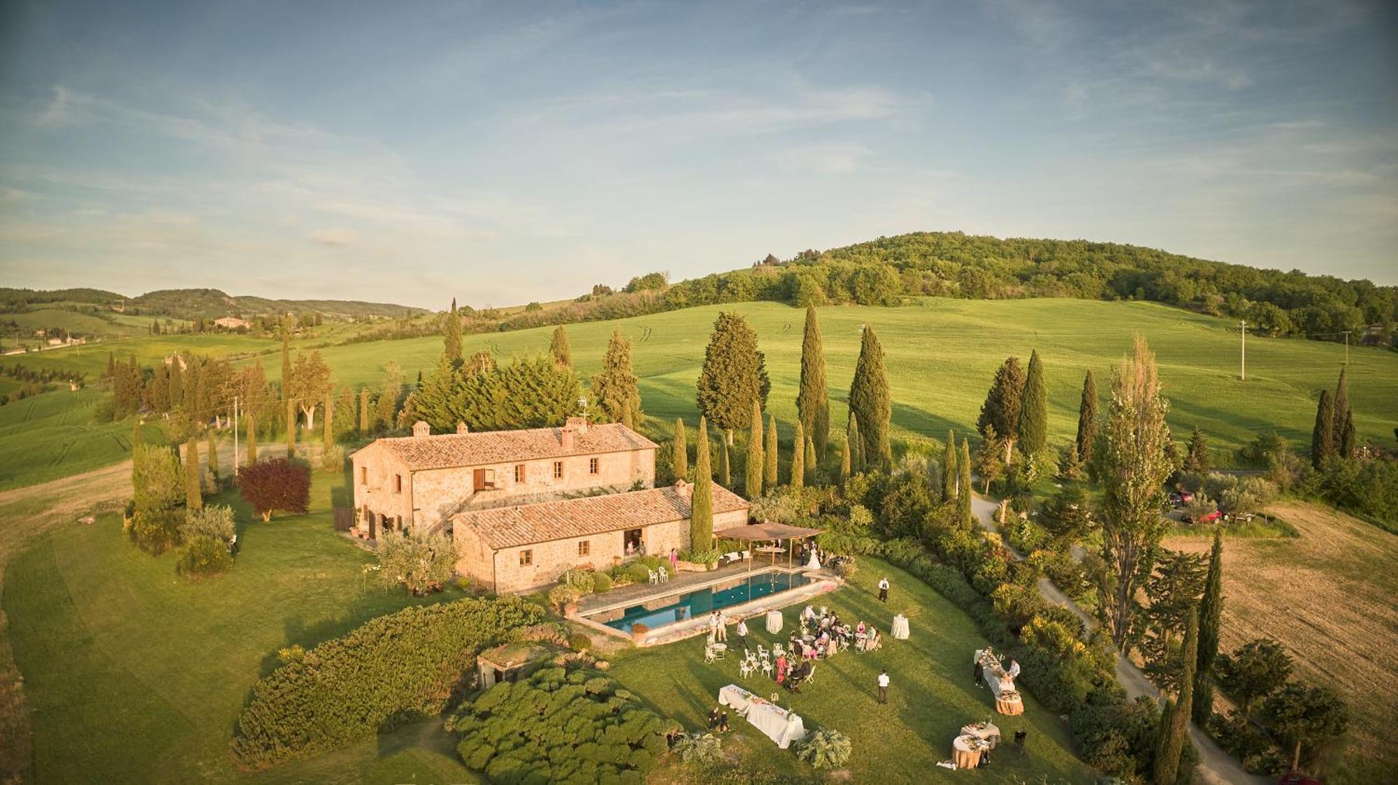 Villa Apparita Pienza Luaran gambar