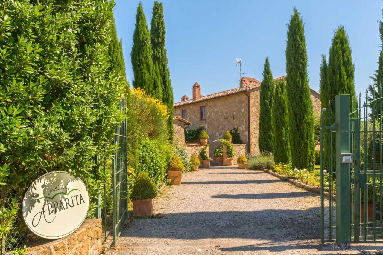 Villa Apparita Pienza Luaran gambar